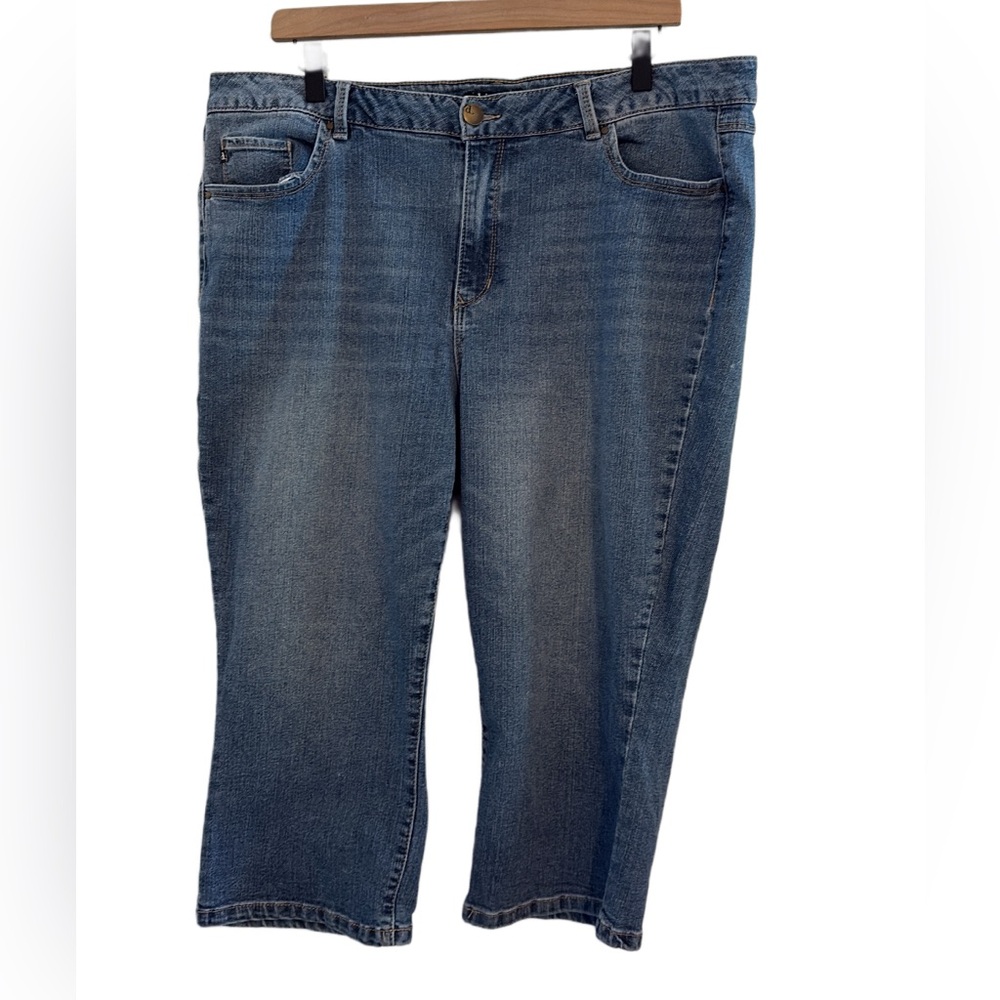 D. Jeans Denim Bermuda Shorts 18W - Picture 3 of 9